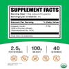 BulkSupplements.com Organic Inulin Powder - Inulin Supplement, Soluble Fiber Powder - Vegan & Gluten Free - 2.5g per Serving, 100g (3.5 oz) (Pack of 1) view 2