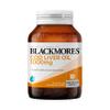 Blackmores Cod Liver Oil 1000 mg 80 Capsules, Vitamin A + Vitamin D + Omega-3, Made in Australia view 1