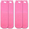 2 Pairs of Ultra Soft Non-Slip Grip Slipper Socks, Pink - Fall Injury Prevention Hospital Sock for Safety, Comfort and Warmth - All Around Tread Pattern view 1
