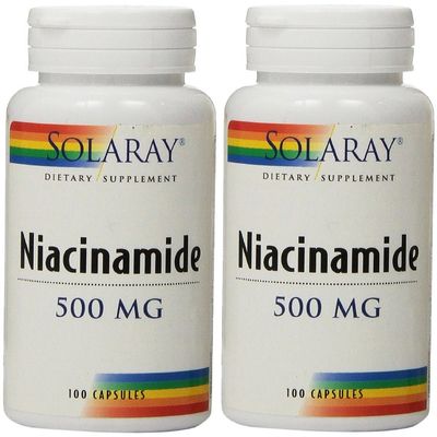 AEE Niacinamide 500mg Solaray 100 VegCaps