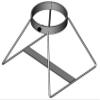 FWF Oxygen Wire Stand Holds 1 (D OR E Style) Cylinder Diameter 4.3" Made in USA view 2