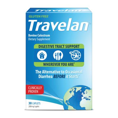 Anti Diarrhea Pills Help Prevent Travelers Diarrhea Before It Starts, Clinically Proven, Travel Essentials, Drug-Free Colostrum, Natural Digestive and Immune Support Supplement, 30 Count