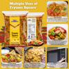 Rani Far Far / Fryums (Wheat & Tapioca Pellet) Square Shape 14oz (400g) ~ Vegan, Kosher, Uncooked, Used to Make Papad, Bhungra / Chip Snack view 4