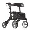 Drive Medical RTL10266CF Nitro Elite CF Foldable Rollator Walker with Seat, Black view 1