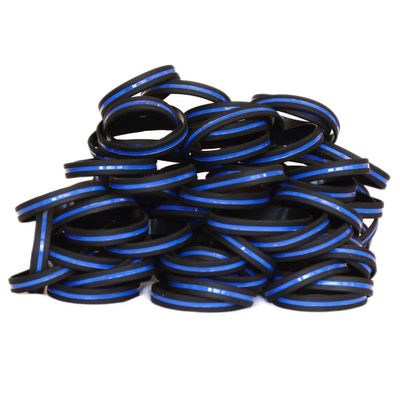 SayitBands 40 Adult and 60 Youth Thin Blue Line Wristbands