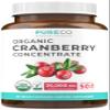 Organic Cranberry Pills - 50:1 Concentrate Equals 25,000mg of Fresh Cranberries (Vegan) for Urinary Tract Health & Kidney Cleanse - Cranberry Pills for Women - UTI Support Supplement - 60 Capsules view 1