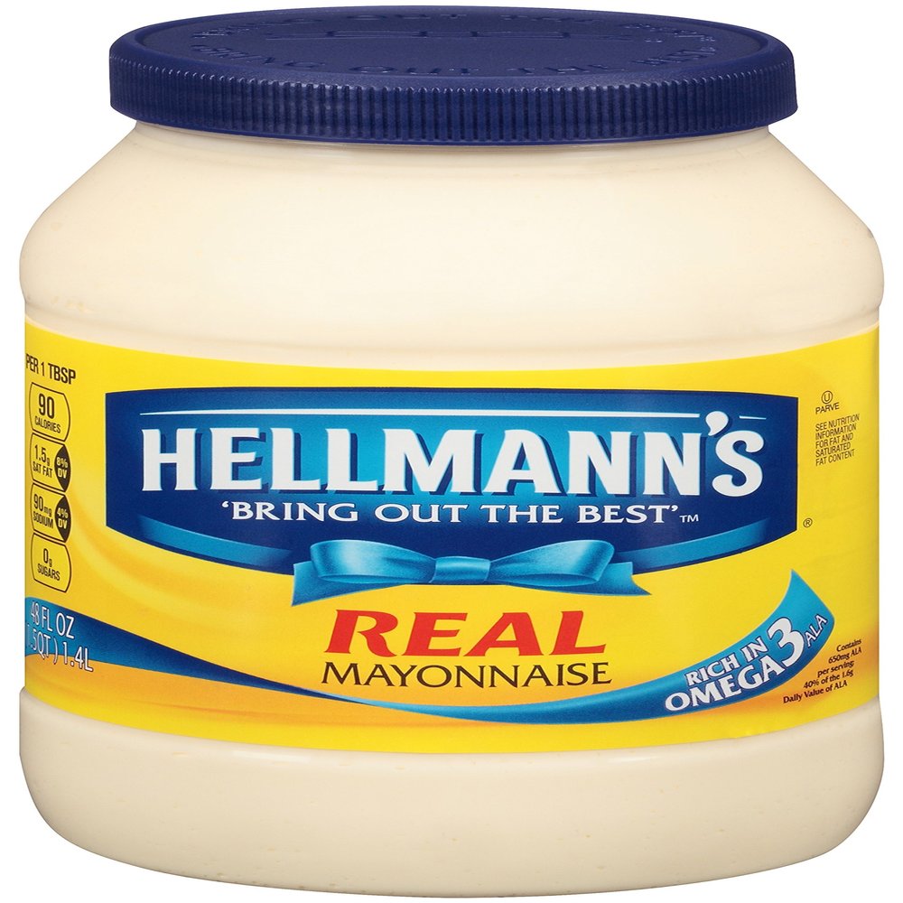 Hellmann's Mayonnaise, Real 48 Ounce (Pack Of 12)