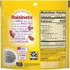 Dark Chocolate Raisinets, Ferrero Valentine's Day Candy Stand Up Reclosable Bag, 8 Ounce view 4