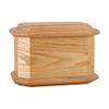 Wood Cremation Urn - Oak Diplomat view 1