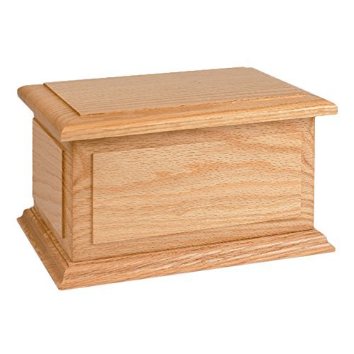 Wood Cremation Urn - Boston Oak