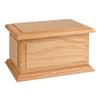 Wood Cremation Urn - Boston Oak view 1
