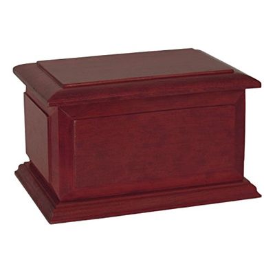 Wood Cremation Urn - Boston Rosewood
