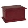 Wood Cremation Urn - Boston Rosewood view 1
