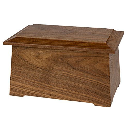 Wood Cremation Urn - Walnut Sonata