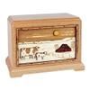 Wood Cremation Urn - Oak Dairy Farm Hampton view 1