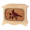 Wood Cremation Urn - Maple Cardinal Ambassador view 1