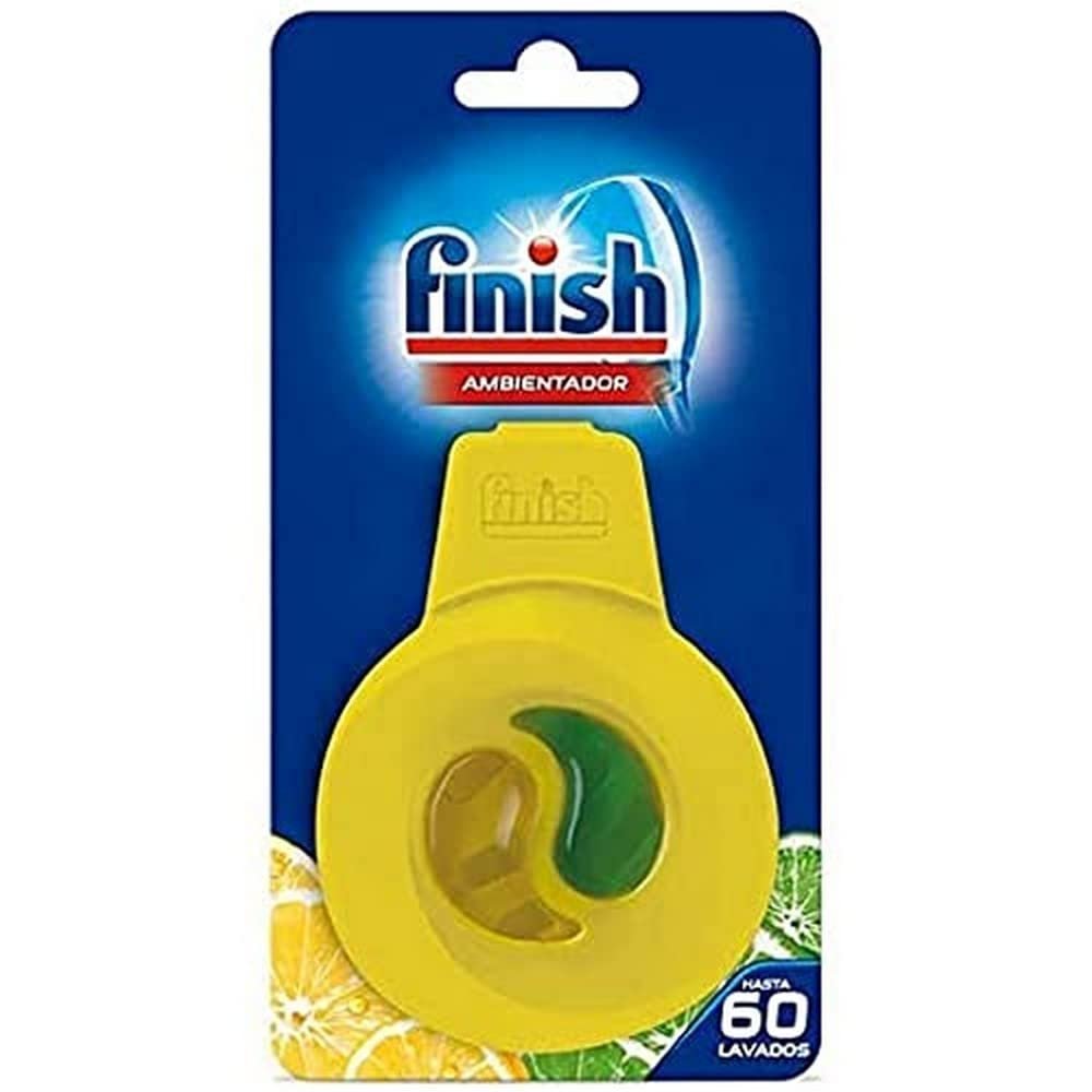 Finish Dishwasher Air Freshener with Anti-Odor Technology, Lime-Lemon Scent, Up to 60 Washes