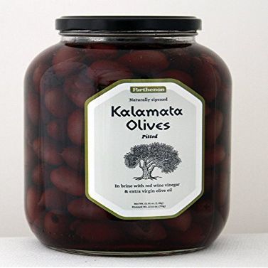 52.91oz Parthenon Pitted Kalamata Olives in Brine with Red Wine Vinegar & Extra Virgin Olive Oil by Parthenon