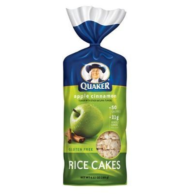 Quaker Rice Cakes Apple Cinnamon 6.53 Oz - 6 Unit Pack by Quaker