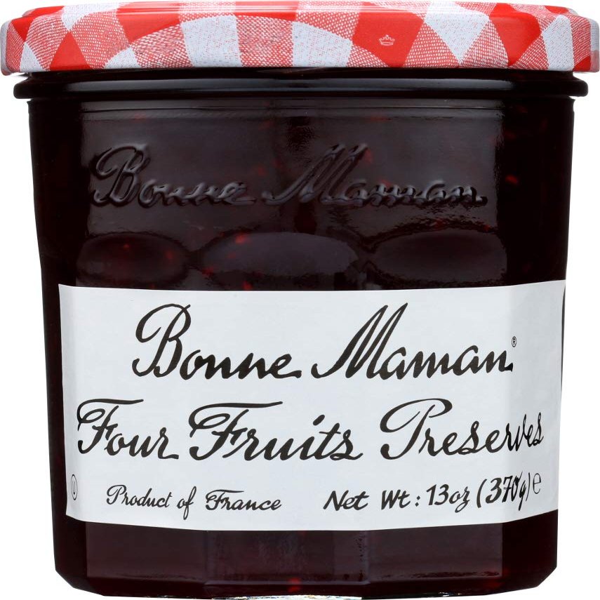 Bonne Maman Four Fruits Preserves, 13-Ounce Jars (Pack of 6) by Bonne Maman