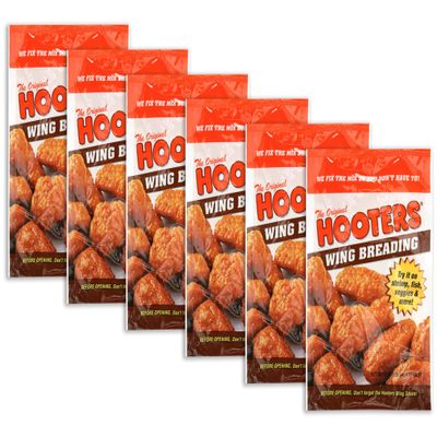 Hooter's Wing Breading Mix, 16-Ounce (Pack of 6) by Hooters