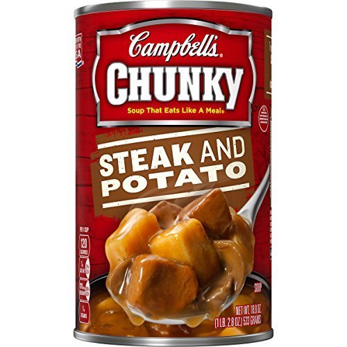 Campbell's Chunky Steak & Potato Soup 19 oz (Pack of 12)
