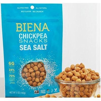 Biena Sea Salt Chickpea Snacks, 5 Ounce -- 8 per case. by Biena