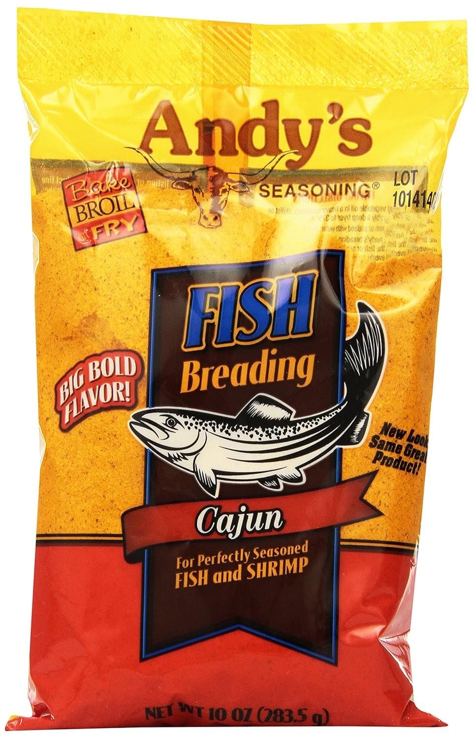 Andy's Cajun Fish Breading, 10-Ounce (Pack of 12) by Andy's
