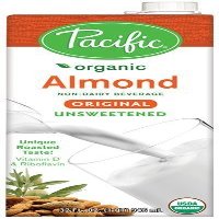 Pacific Natural Foods Organic Unsweetened Almond Beverage, Original, 32 Ounce Boxes (Pack of 12) by Pacific Natural Foods