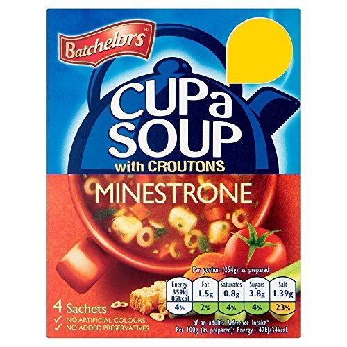 Batchelors Cup A Soup Minestrone - 94g - Pack of 8 (94g x 8) by Batchelors