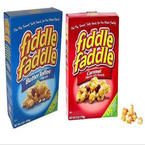 Fiddle Faddle Butter Toffee and Caramel Bundle (2-Pack) by "Fiddle Faddle Butter Toffee, Fiddle Faddle Caramel"