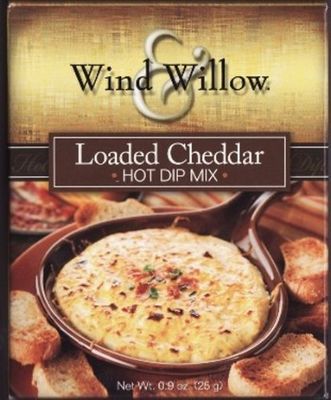 Wind and Willow Loaded Cheddar Hot Dip Mix - 0.9 Ounce (4 Pack) by Wind & Willow