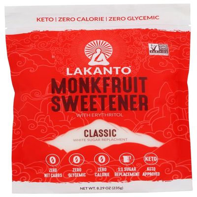 Lakanto Classic Monkfruit Natural Sweetener, 8.29 Oz (235 g), Pack of 2 by Celtic Sea Salt
