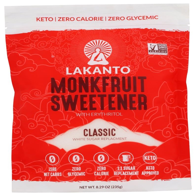 Lakanto Classic Monkfruit Natural Sweetener, 8.29 Oz (235 g), Pack of 2 by Celtic Sea Salt
