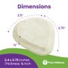 Metatarsal Felt Foot Pad Skived Cut (1/8" Thick) - Made in USA - Felt Metatarsal Pads for Women and Men - Ball of Foot Cushion - 6 Pairs (12 Pieces) view 2