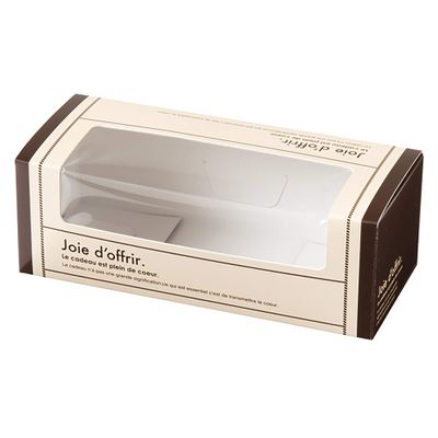 Gift Box with Window for Pound Cakes, Ivory-S (20 Count) SKI-PCGS