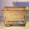 Bonsai Boy Olive Green Ceramic Bonsai Pot - Rectangle 10 x 8 x 4 view 1