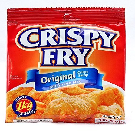 Lot of 2 Ajinomoto - Crispy Fry Breading Mix 62 grams / 2.19 oz each pk (2 pk Original) by Crispy Fry