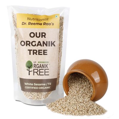 100 % organic White Til / Sesame Seeds - 200 Gms (7.05 OZ)