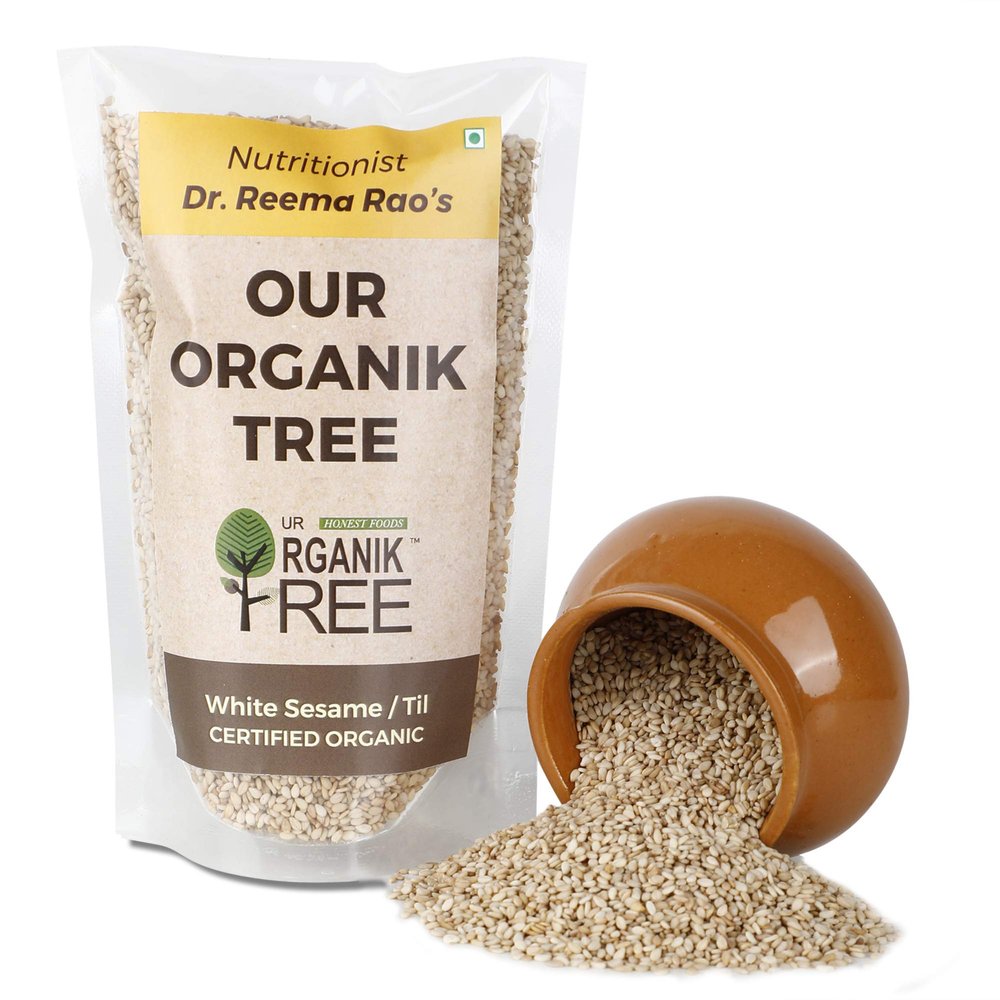 100 % organic White Til / Sesame Seeds - 200 Gms (7.05 OZ)