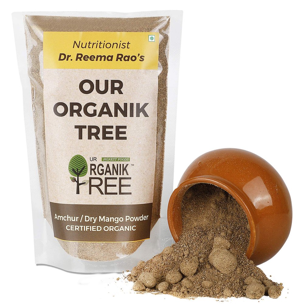 100 % organic Amchur Khatai And Dry Mango Powder 200 Gm (7.05 OZ)