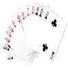 3" Round - Casino Poker Cards - Edible Cake/Cupcake Party Topper - D20791 view 1