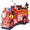 1/8 Sheet - Red Fire Truck Birthday - Edible Cake/Cupcake Party Topper - D746 view 1