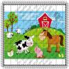 1/8 Sheet - Farm Animals - Edible Cake/Cupcake Party Topper - D1037 view 1