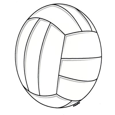 2" Round - Volleyball Birthday - Edible Cake/Cupcake Party Topper - D7659