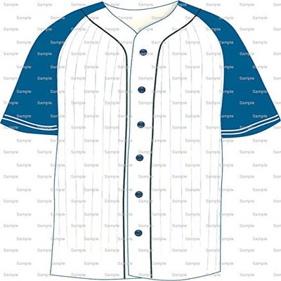 1/4 Sheet - Baseball Jersey Birthday - Edible Cake/Cupcake Party Topper - D1320