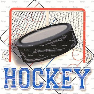 3" Round - Hockey Puck Birthday - Edible Cake/Cupcake Party Topper - D899