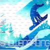 1/4 Sheet - Snowboarding Birthday - Edible Cake/Cupcake Party Topper - D1391 view 1
