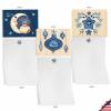 The Best Card Company - 10 Blank Merry Christmas Note Cards (4 x 5.12 Inch) - Boxed Holiday Notecards with Envelopes - Blue Christmas M6700XSB view 2