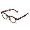 Bi Tao Tortoiseshell Round Frame Reading Glasses +0.75 Strengths Readers Glasses for Men and Women view 2